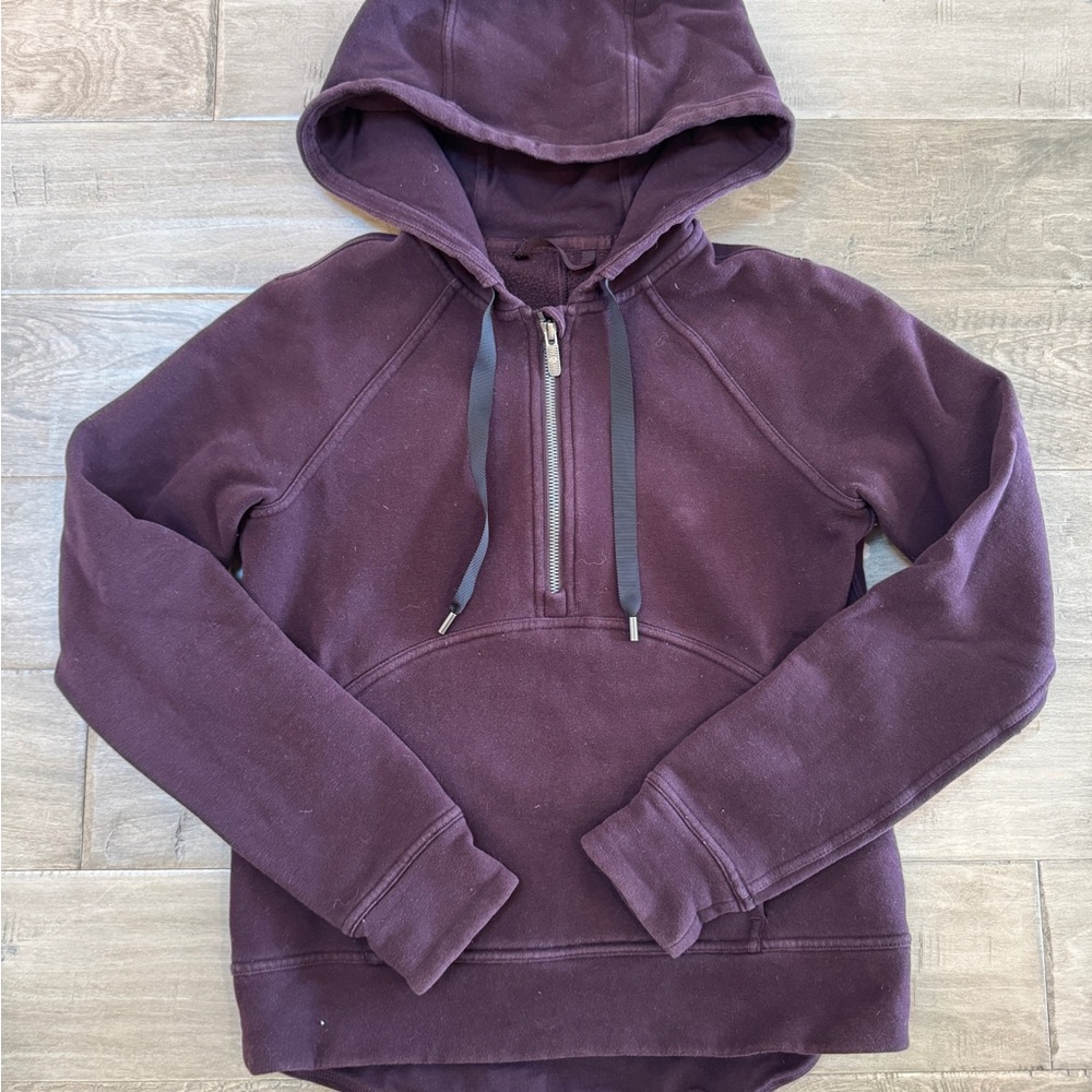 lululemon athletica scuba hoodie half zip